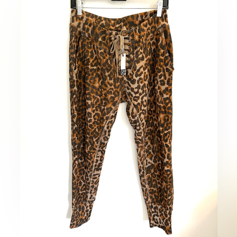 NWT NSF LEOPARD TIE JOGGERS FROM REVOLVE